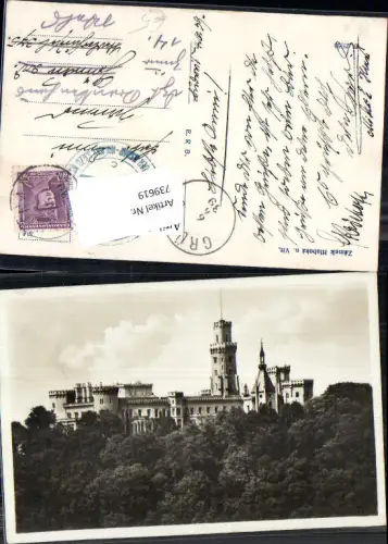 739619 Foto AK Zamek Hlubkoka nad Vltavou Schloss Czech Republic