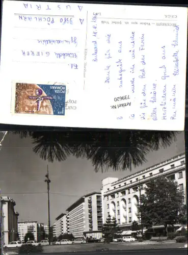 739620 Foto AK Bucuresti Bukarest Vedere spre str. Stirbei Voda Romania