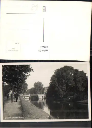 739622 Foto AK Utrecht Willemsburg Nederlands
