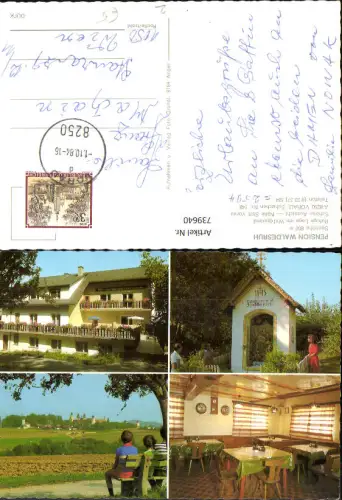 739640 Mehrbild AK Vorau Pension Waldesruh Gaststube Blick zum Stift