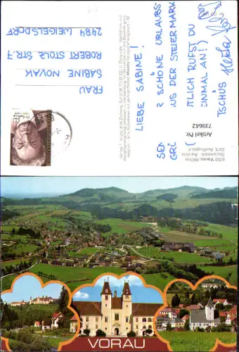 739642 Mehrbild AK Vorau Stift Ansicht Kirche u. Totale