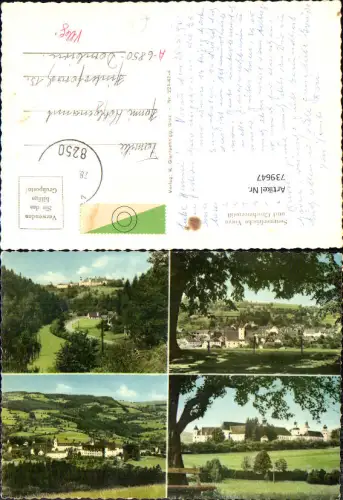 739647 Mehrbild AK Vorau Stift Ansicht m. Kirche