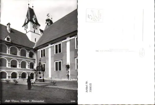 739651 Foto AK Vorau Stift Klausurhof Brunnen