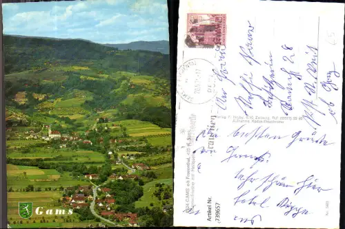 739657 Fliegeraufnahme Gams ob Frauenthal Bad Gams
