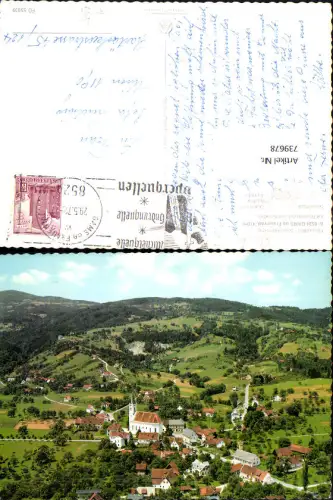 739678 Fliegeraufnahme Gams ob Frauenthal Bad Gams mit Rosenkogel u. Koralpe pub Alpine Luftbild FÖ 55939