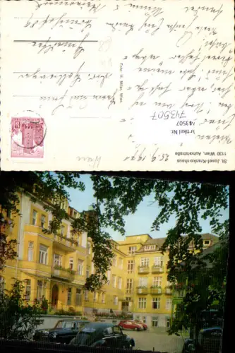 743507 Wien Vienna Auhofstraße St-Josef-Krankenhaus VW Käfer