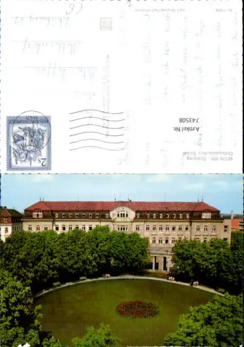743508 Wien Vienna XIII Speising Orthopädisches Spital
