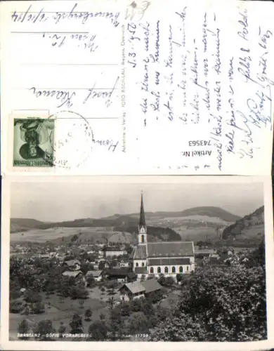743563 Foto AK Frastanz Göfis Kirche pub Risch-Lau 11759