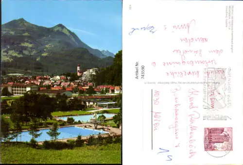 743590 Bludenz m. Haldenschwimmbad geg. Mondspitze