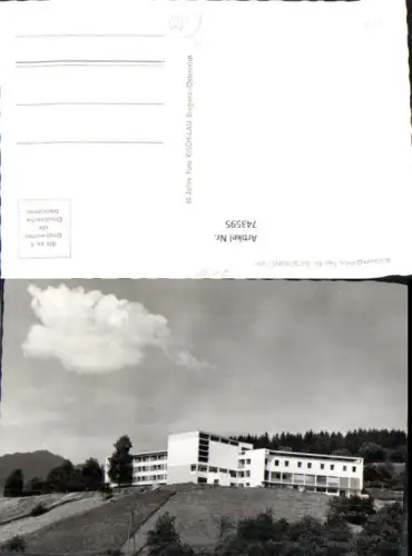 743595 Foto AK Bildungshaus Piux XII Batschuns pub Risch-Lau 21345