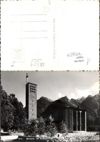 743607 Foto AK Bludenz Hl. Kreuzkirche Kirche