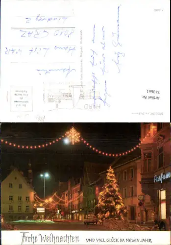743661 Bregenz a. Bodensee im Winter Weihnachten pub Risch-Lau F 33900