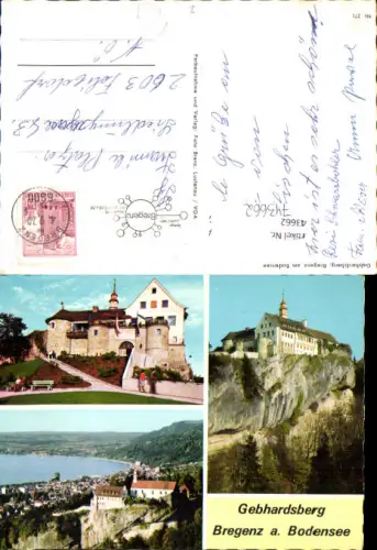 743662 Mehrbild AK Bregenz a. Bodensee Gebhardsberg pub Risch-Lau 271