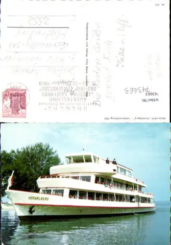 743663 Bei Bregenz a. Bodensee Motorschiff Vorarlberg