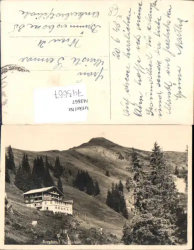 743667 Foto-AK Berghotel Bichl-Alm Bichlalm Kitzbühel Henntal