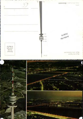 743674 Wien Donaustadt Donauturm bei Nacht