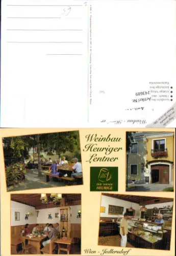 743689 Wien Jedlersdorf Floridsdorf Heuriger Lentner
