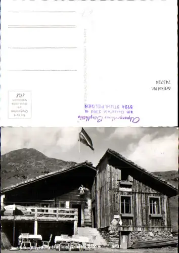743724 Foto AK Stuhlfelden Alpengasthaus Bürglhütte a. Gaisstein