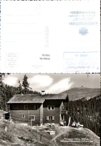 743725 Foto AK Pinzgauer-Hütte Zell a. See Schmittenhöhegebiet