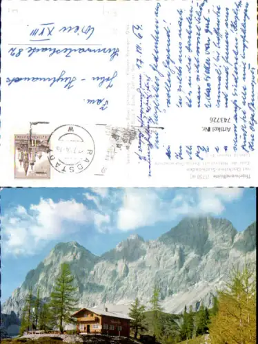 743726 Thürlwandhütte m. Dachstein-Südwänden Ramsau a. Dachstein Türlwandhütte