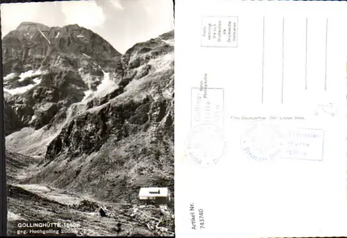 743740 Foto AK Gollinghütte geg. Hochgolling Schladming
