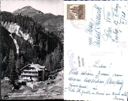 743742 Foto AK Sulzau Alpengasthaus Berndlalm Obersulzbachtal g. d. Hackkogel