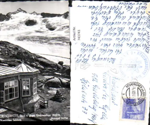 743743 Foto AK Neukirchen a. Großvenediger Kürsingerhütte geg. Großvenediger Oberpinzgau