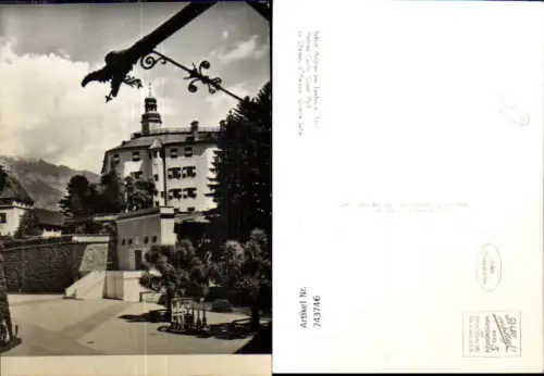 743746 Foto AK Innsbruck Schloss Ambras