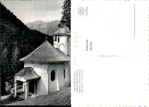 743759 Foto AK Volderwildbad Volders Tirol Kapelle St Cosmas u. Damian