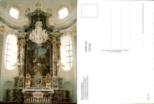 743760 Karlskirche Volders Anbetung d. Drei Weisen Altar