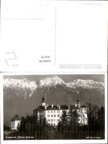 743779 Foto AK Innsbruck Schloss Ambras