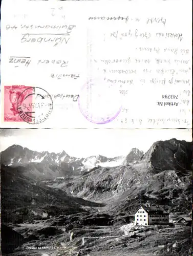 743794 Foto AK Franz-Senn-Hütte Neustift im Stubaital