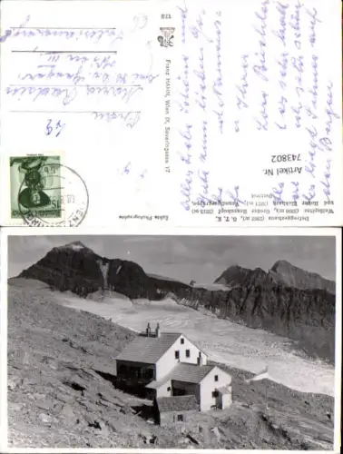 743802 Foto AK Defreggerhaus Weißspitze Großer Hexenkopf Prägraten am Großvenediger