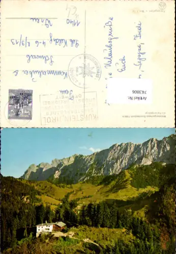 743806 Weinbergerhaus Brentenjoch m. Kaisergebirge Kufstein