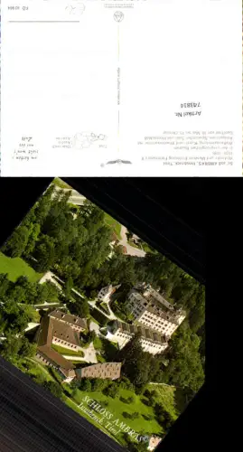 743814 Fliegeraufnahme Schloss Ambras Innsbruck pub Alpine Luftbild FÖ 62984