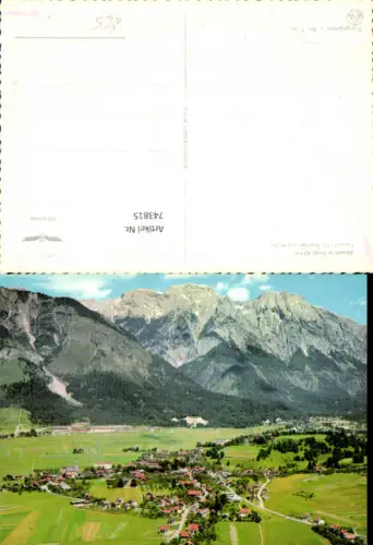 743815 Fliegeraufnahme Absam in Tirol pub Alpine Luftbild FÖ 53488
