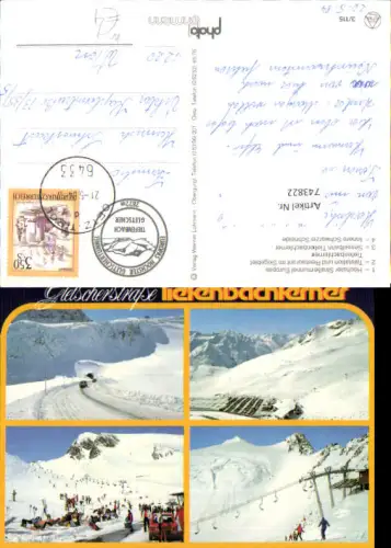743822 Mehrbild AK Sölden Tiefenbachferner Wintersport Skilift Gletscherstraße