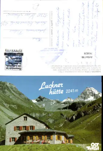 743828 Lucknerhütte m. Blick auf Großglockner Kals a. Großglockner