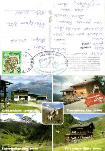 743834 Mehrbild AK Sillian Osttirol Leckfeldalm Tessenberg Alm Unterstaller Alm Volkzeinerhütte