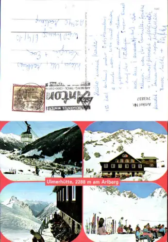 743837 Mehrbild AK Ulmerhütte St Anton a. Arlberg Seilbahn Gondel Wintersport