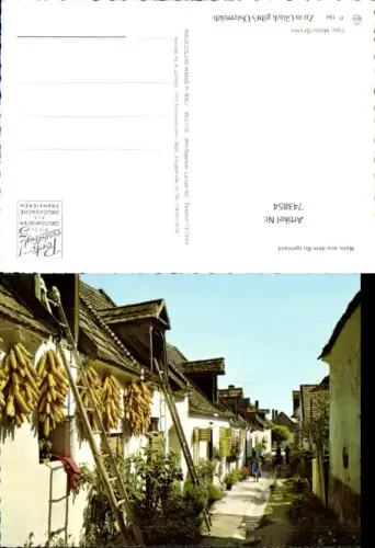 743854 Motiv a. d. Burgenland Dorfpartie Gasse