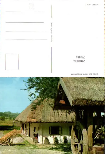 743859 Motiv Burgenland Schilfdach Häuser Illmitz Seewinkel