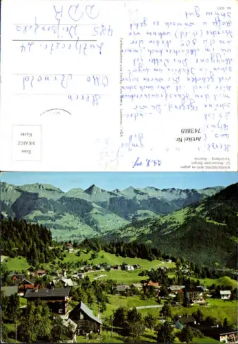 743869 Bürserberg geg. Gr. Walsertaler Berge
