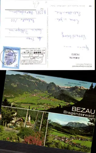 743872 Mehrbild AK Bezau Bregenzerwald Totale Dorfpartie