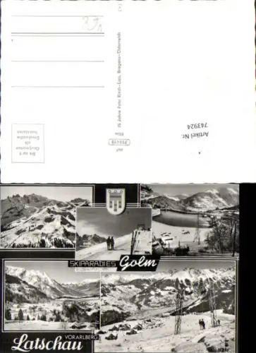 743924 Latschau Golm Vorarlberg Montafon Bludenz