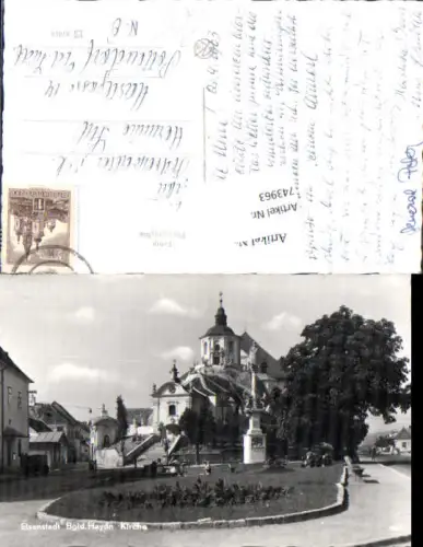 743963 Eisenstadt Kirche gel Pottendorf an der Südbahn