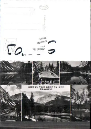 744007 Tragöss Oberort Grüner See