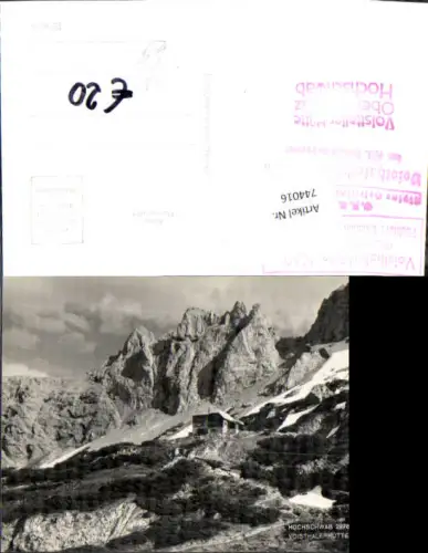 744016 Hochschwab Tragöss Oberort Voisthalerhütte Dullwitz Seewiesen