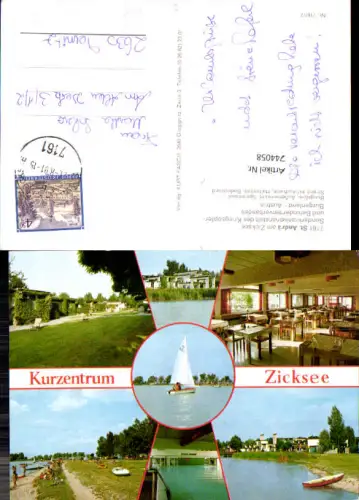 744058 Mehrbild AK St Andrä am Zicksee Sonderkrankenanstalt Kurheim Speisesaal Hallenbad