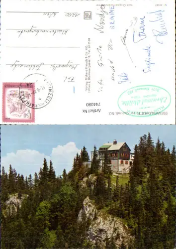 744080 Foto AK Ebenwaldhütte b. Kleinzell b. Hainfeld Niederösterreich